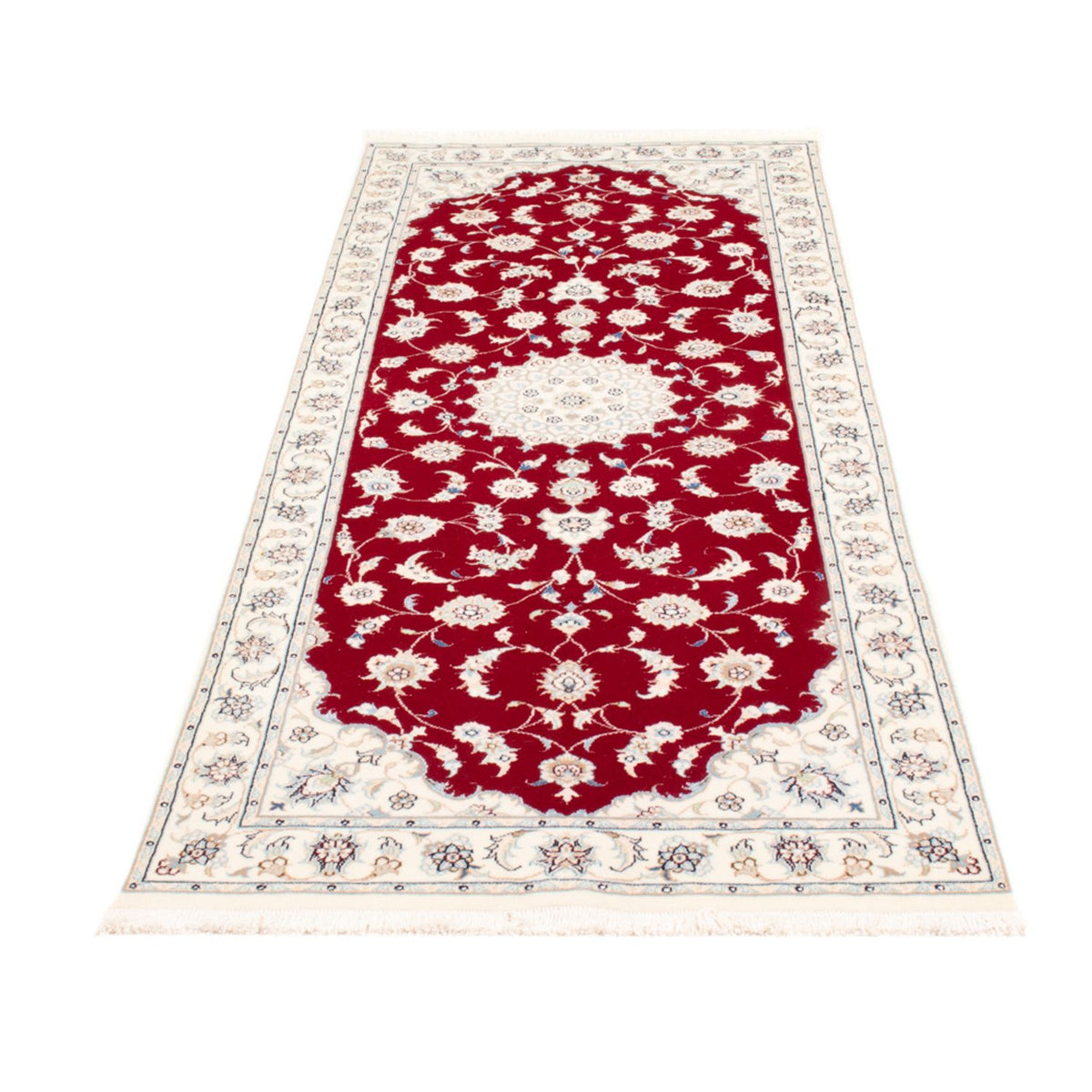 Tappeto corsia Tappeto Persero - Nain - Reale - 202 x 80 cm - rosso