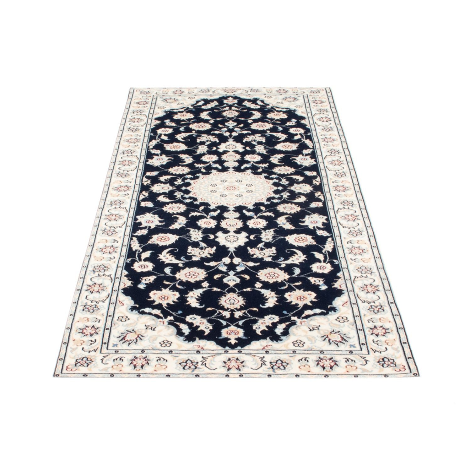 Tappeto corsia Tappeto Persero - Nain - Reale - 200 x 80 cm - blu scuro