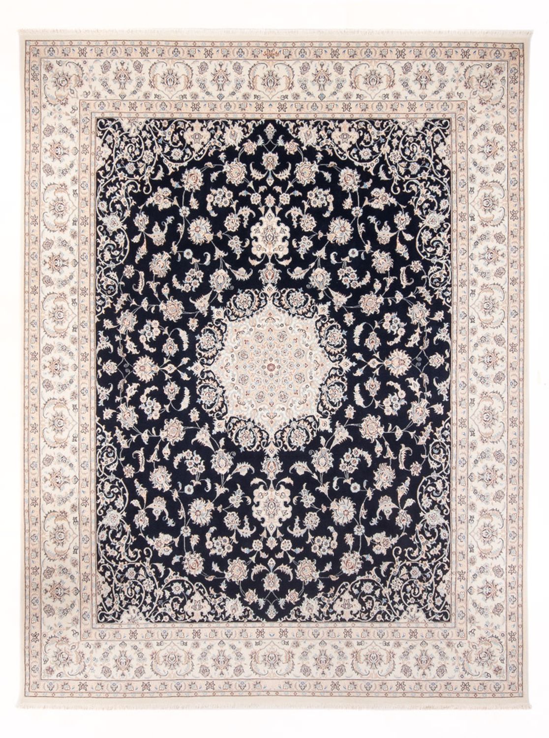 Tappeto Persero - Nain - Premio - 310 x 243 cm - blu scuro
