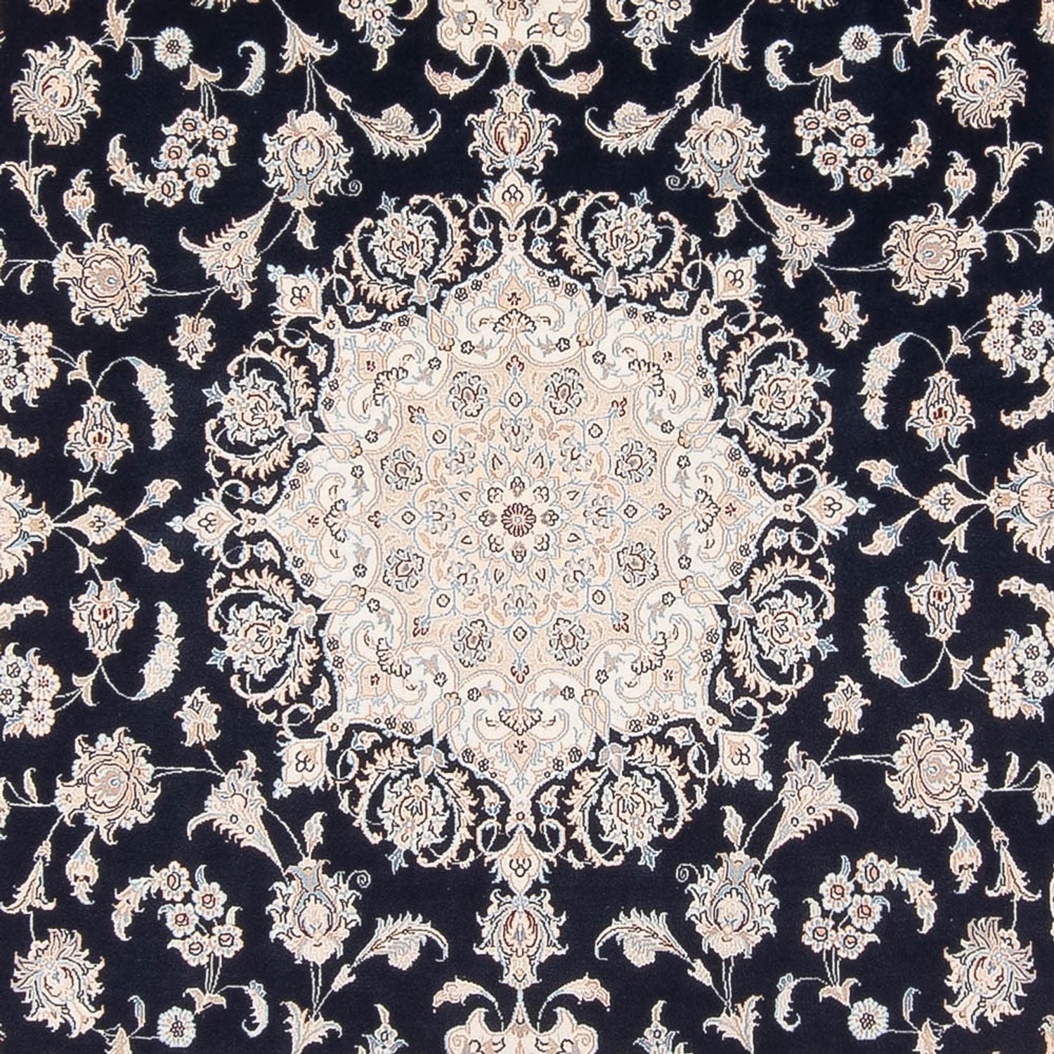 Tappeto Persero - Nain - Premio - 310 x 243 cm - blu scuro