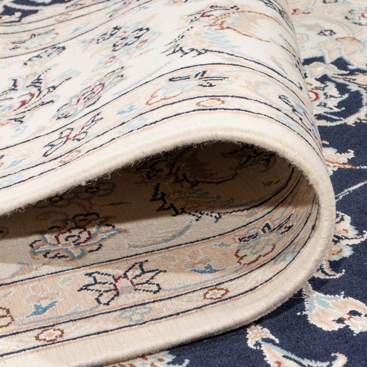 Tappeto Persero - Nain - Premio - 310 x 243 cm - blu scuro