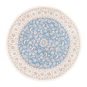 Tappeto Persero - Nain rotondo  - 200 x 200 cm - blu chiaro