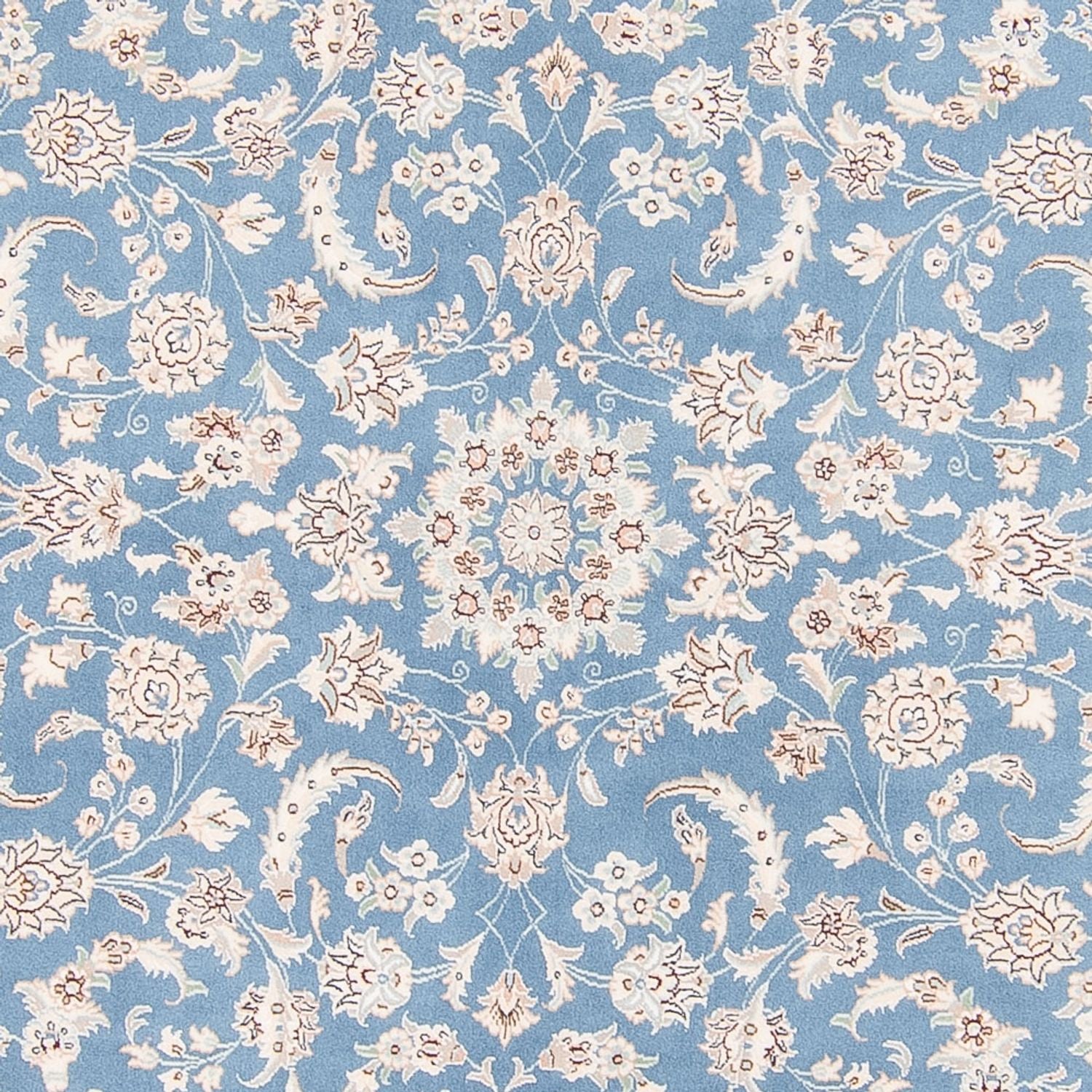 Tappeto Persero - Nain rotondo  - 200 x 200 cm - blu chiaro