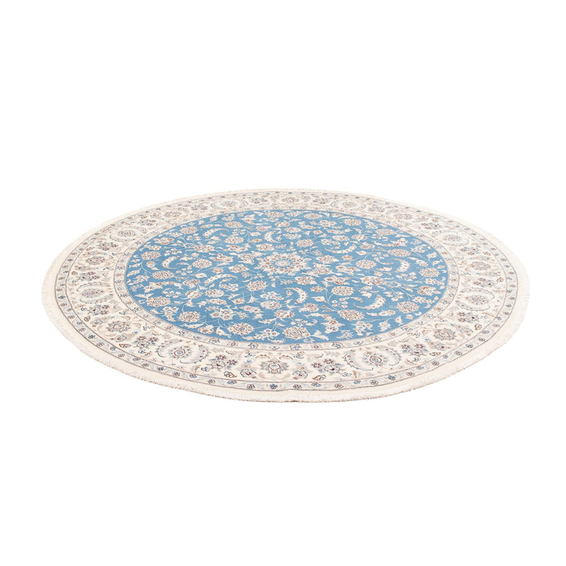 Tappeto Persero - Nain rotondo  - 200 x 200 cm - blu chiaro
