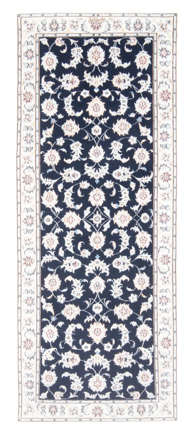 Tappeto corsia Tappeto Persero - Nain - Reale - 200 x 80 cm - blu scuro