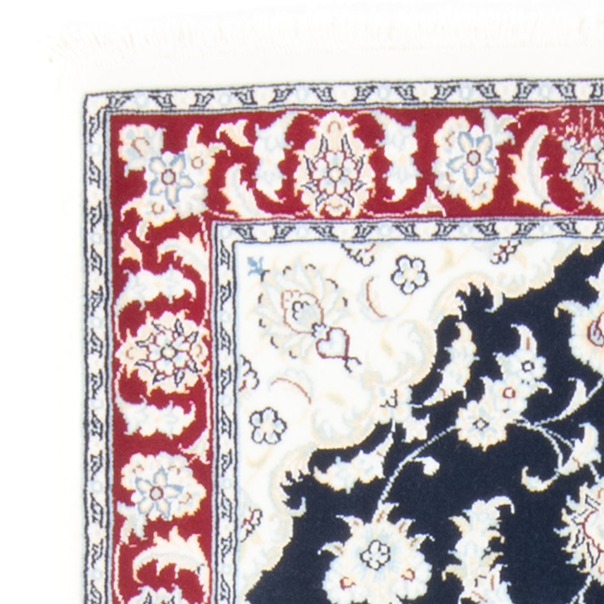 Tappeto corsia Tappeto Persero - Nain - Reale - 203 x 81 cm - blu scuro