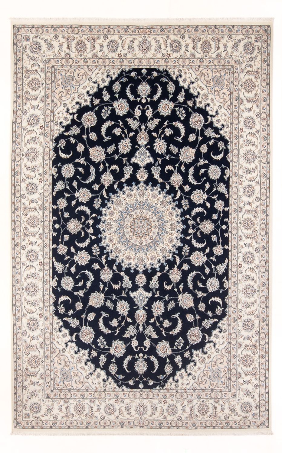 Tappeto Persero - Nain - Premio - 296 x 196 cm - blu scuro