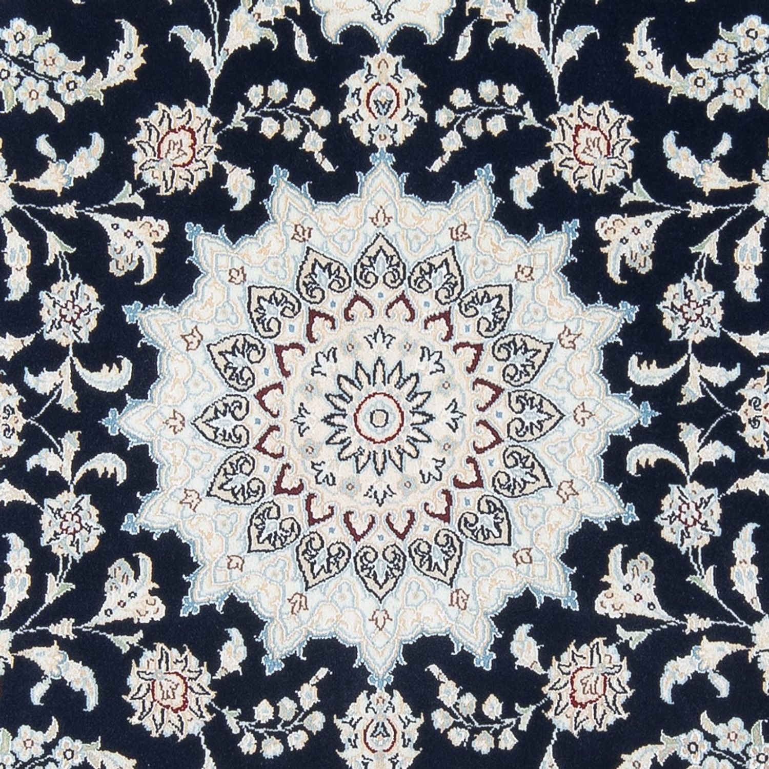 Tappeto Persero - Nain - Premio - 204 x 150 cm - blu scuro