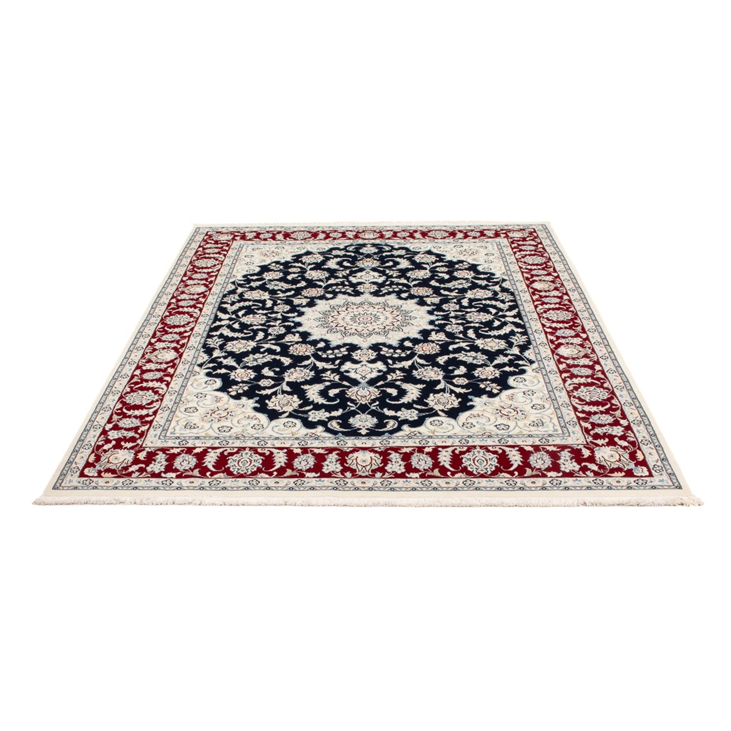 Tappeto Persero - Nain - Premio - 204 x 150 cm - blu scuro