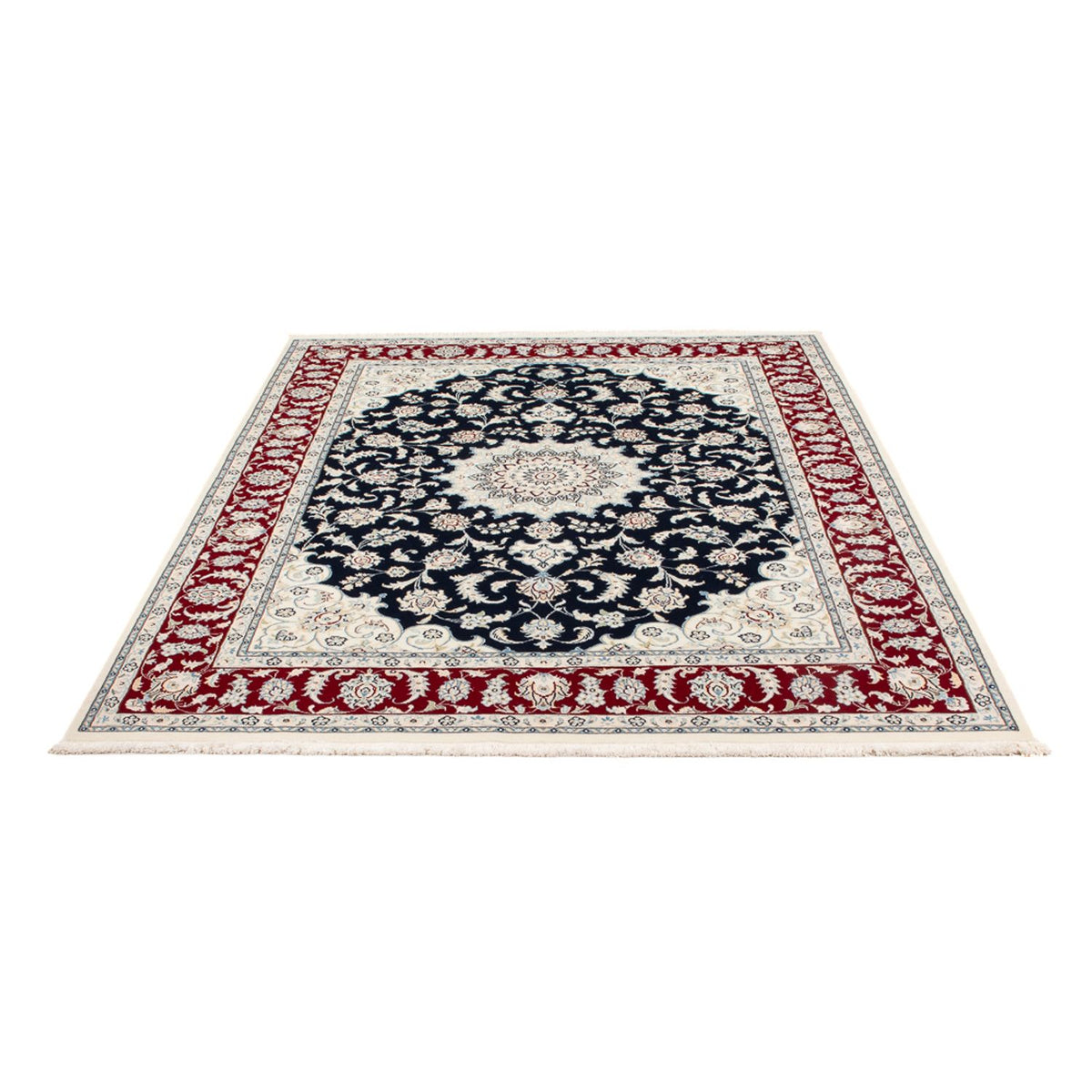 Tappeto Persero - Nain - Premio - 204 x 150 cm - blu scuro