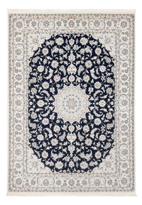 Tappeto Persero - Nain - Premio - 205 x 148 cm - blu scuro