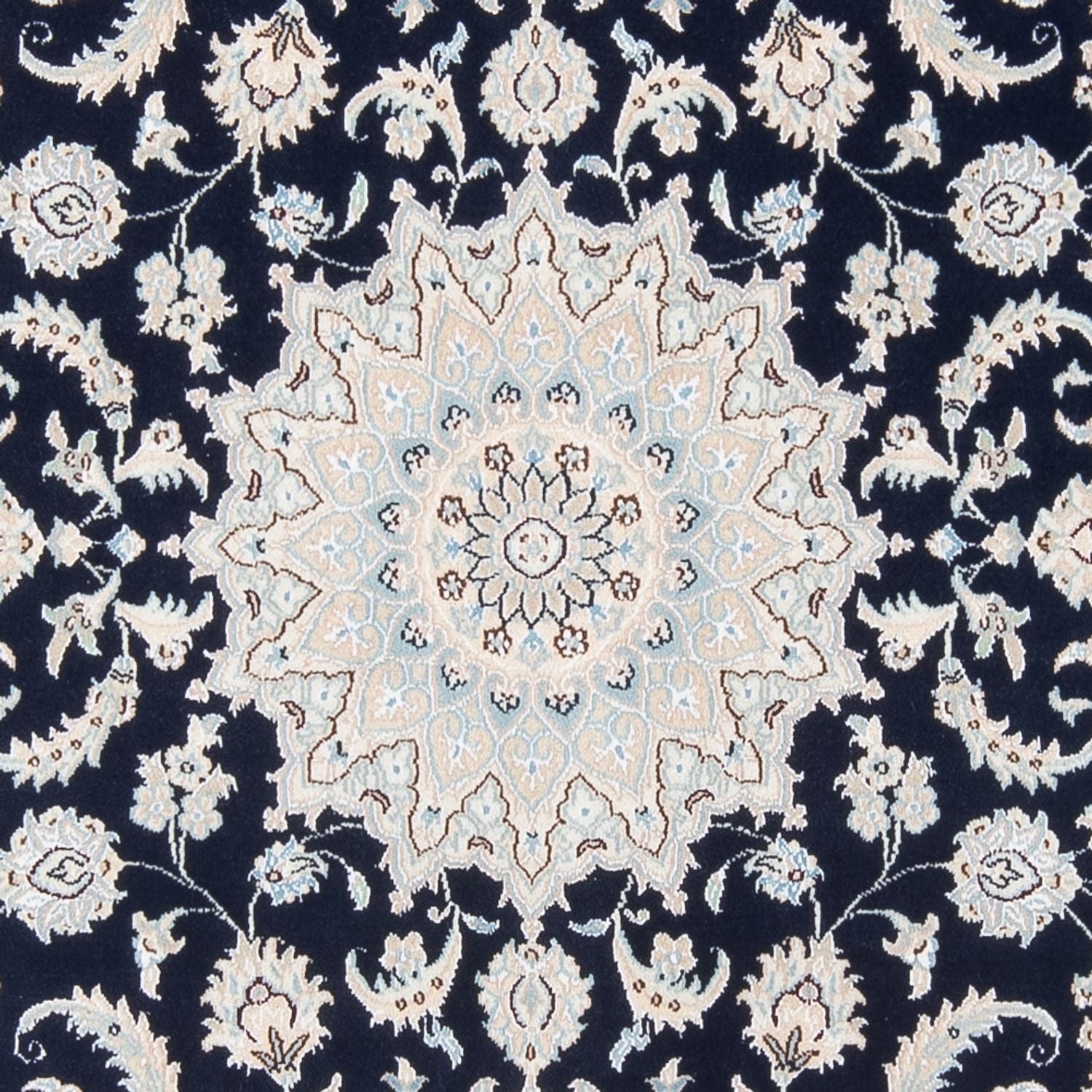 Tappeto Persero - Nain - Premio - 205 x 148 cm - blu scuro