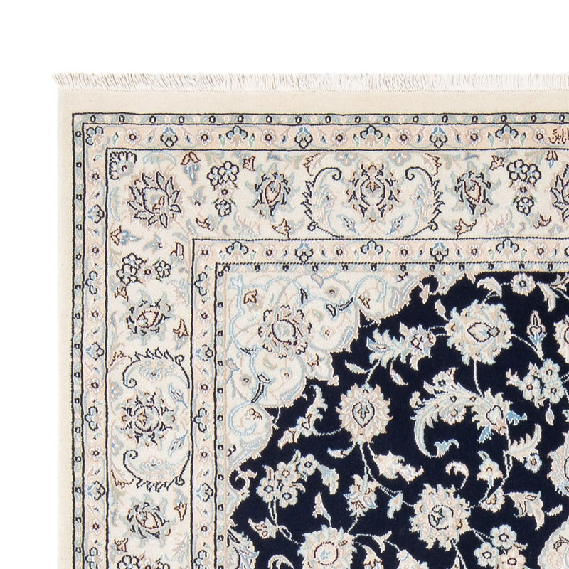 Tappeto Persero - Nain - Premio - 205 x 148 cm - blu scuro