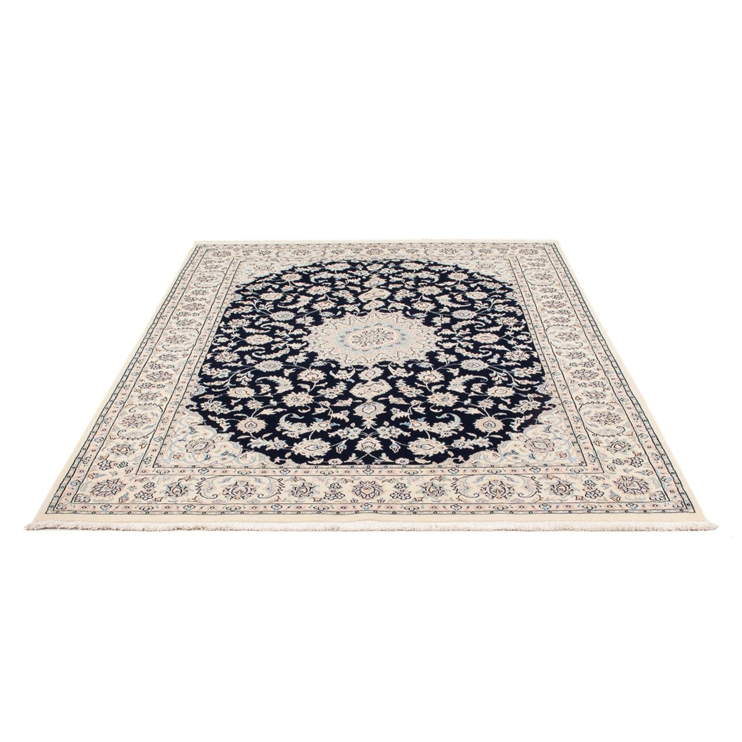 Tappeto Persero - Nain - Premio - 205 x 148 cm - blu scuro