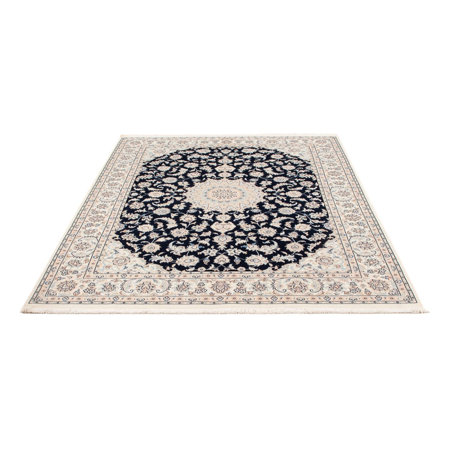 Tappeto Persero - Nain - Premio - 198 x 150 cm - blu scuro