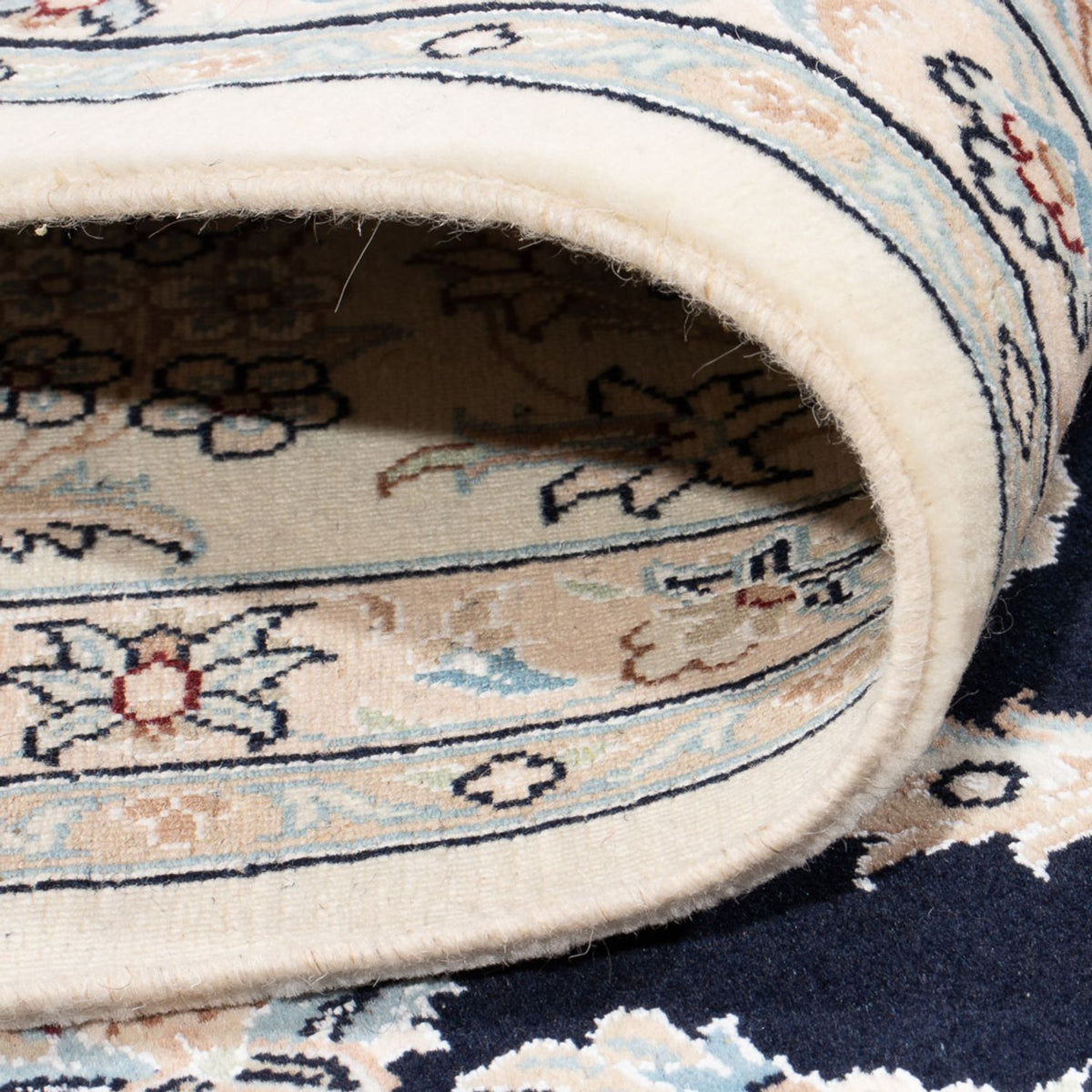 Tappeto Persero - Nain - Premio - 305 x 248 cm - blu scuro