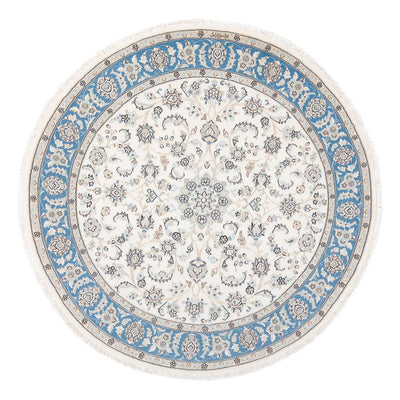 Tappeto Persero - Nain - Premio rotondo  - 148 x 149 cm - crema