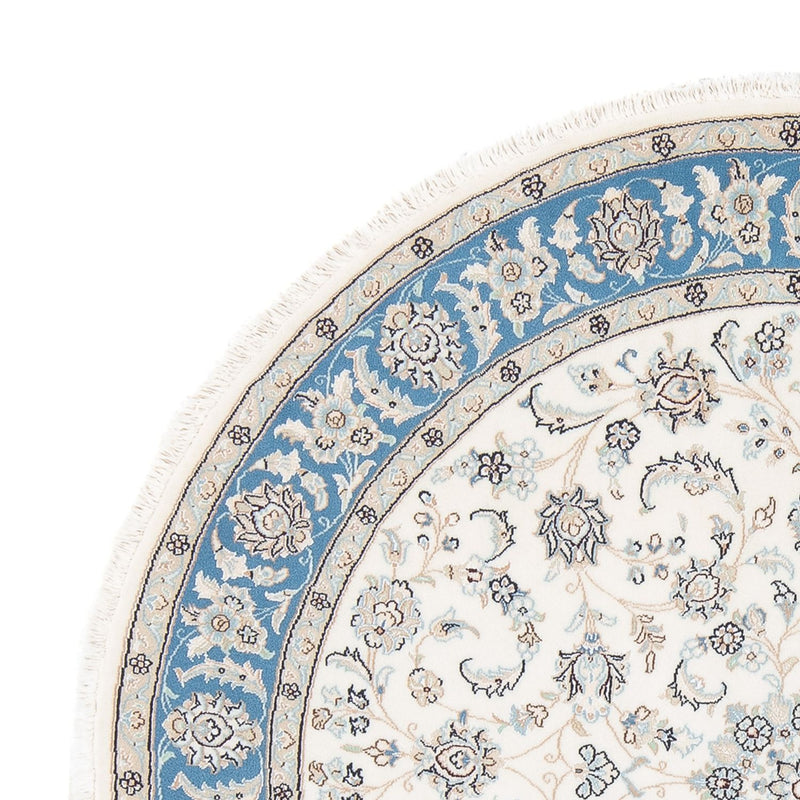 Tappeto Persero - Nain - Premio rotondo  - 148 x 149 cm - crema