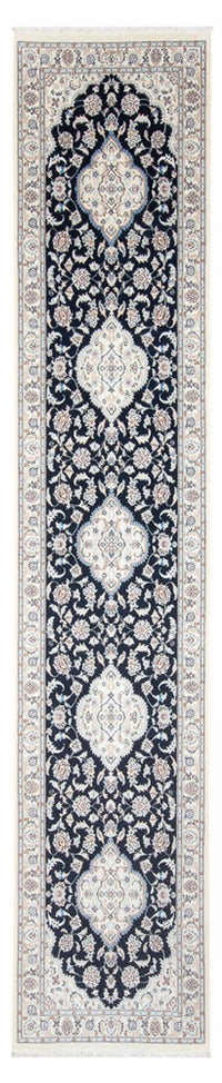 Tappeto corsia Tappeto Persero - Nain - Premio - 388 x 88 cm - blu scuro