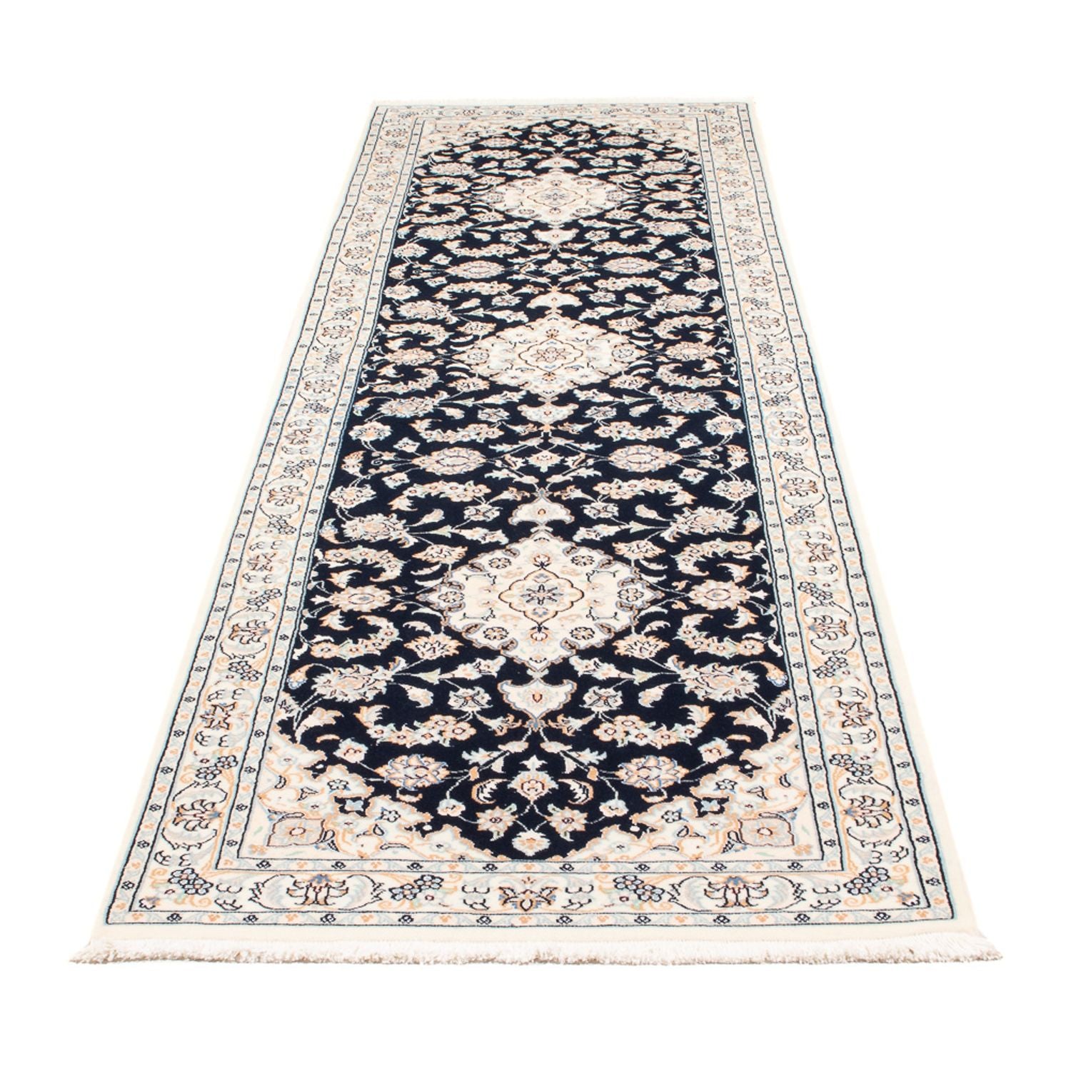 Tappeto corsia Tappeto Persero - Nain - Premio - 295 x 80 cm - blu scuro
