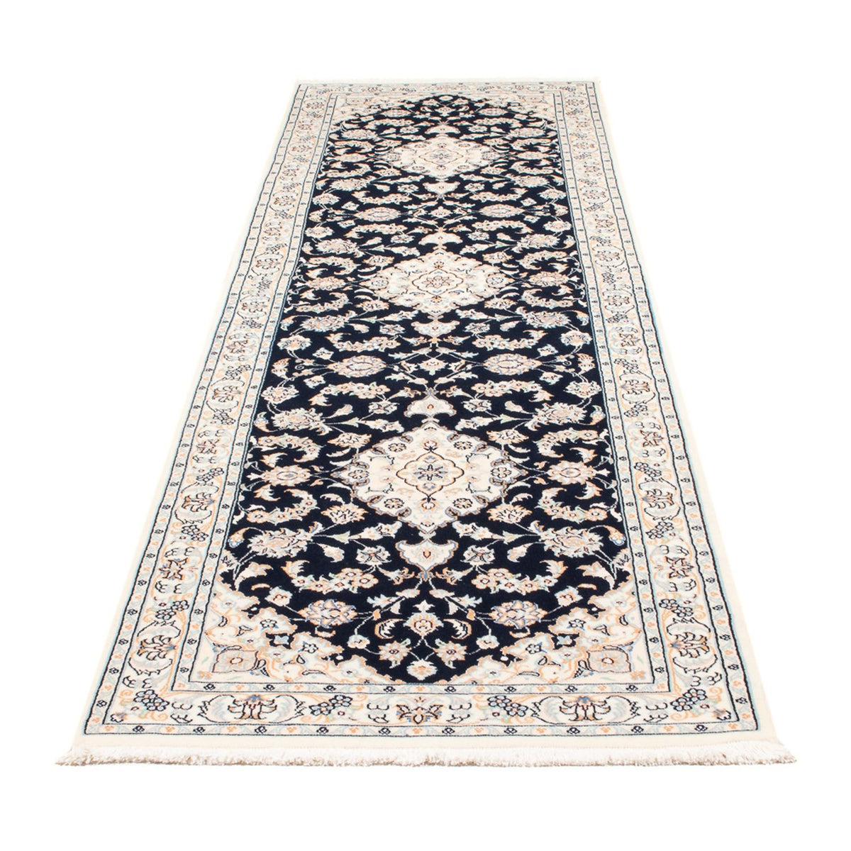 Tappeto corsia Tappeto Persero - Nain - Premio - 295 x 80 cm - blu scuro