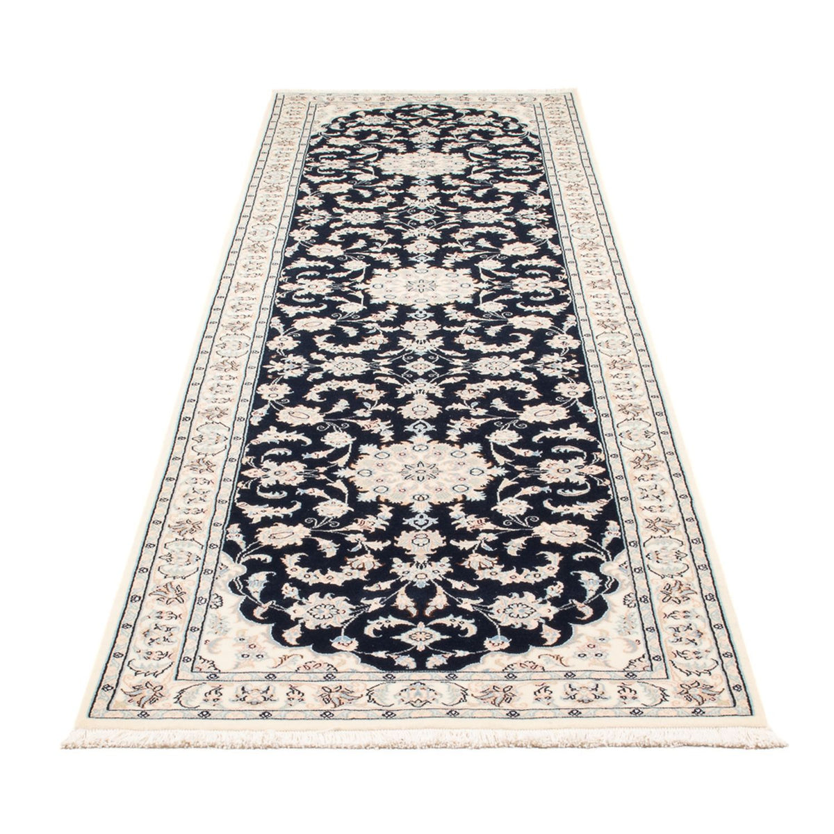 Tappeto corsia Tappeto Persero - Nain - Premio - 302 x 80 cm - blu scuro