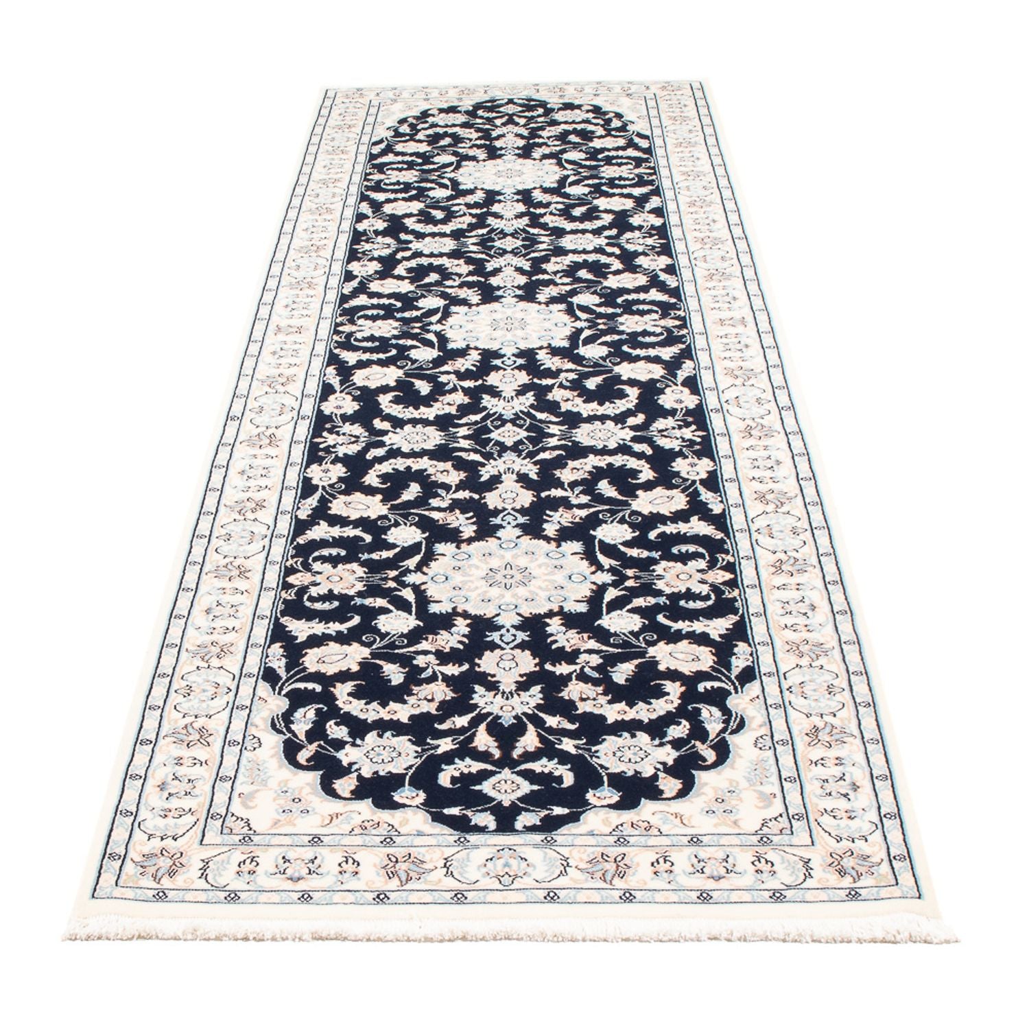 Tappeto corsia Tappeto Persero - Nain - Premio - 305 x 82 cm - blu scuro