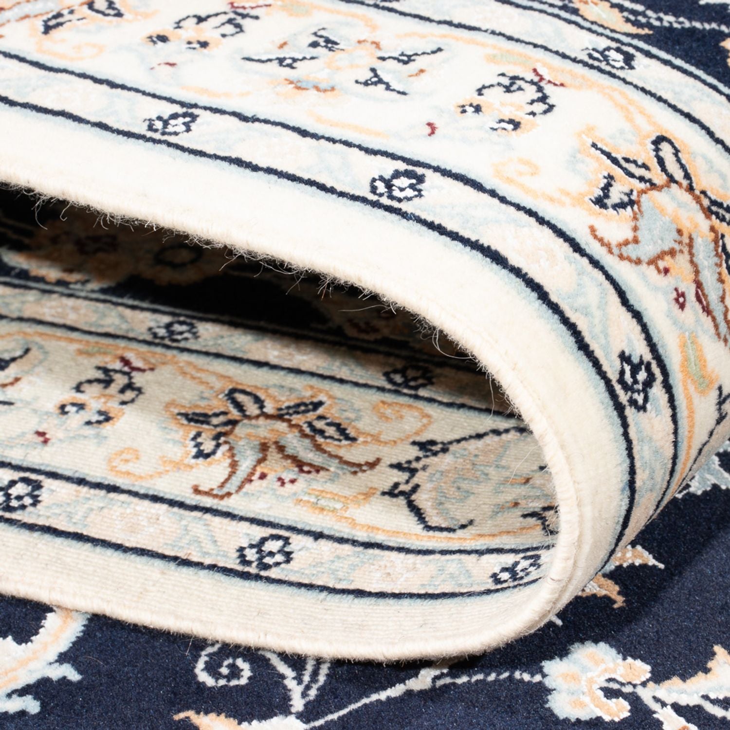 Tappeto corsia Tappeto Persero - Nain - Premio - 302 x 83 cm - blu scuro