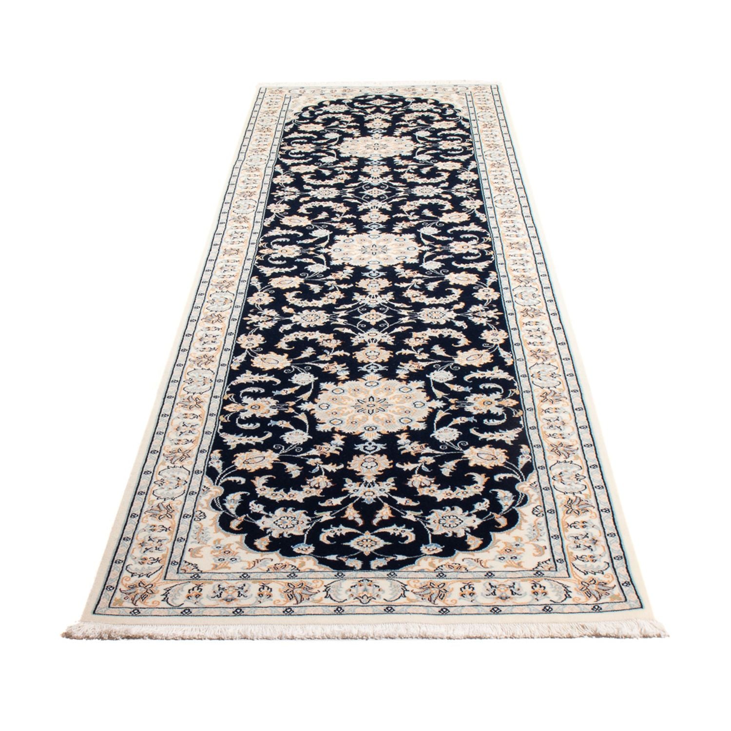 Tappeto corsia Tappeto Persero - Nain - Premio - 302 x 83 cm - blu scuro