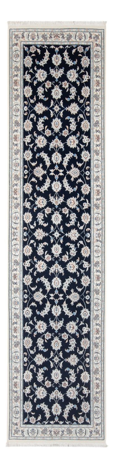 Tappeto corsia Tappeto Persero - Nain - Premio - 302 x 82 cm - blu scuro
