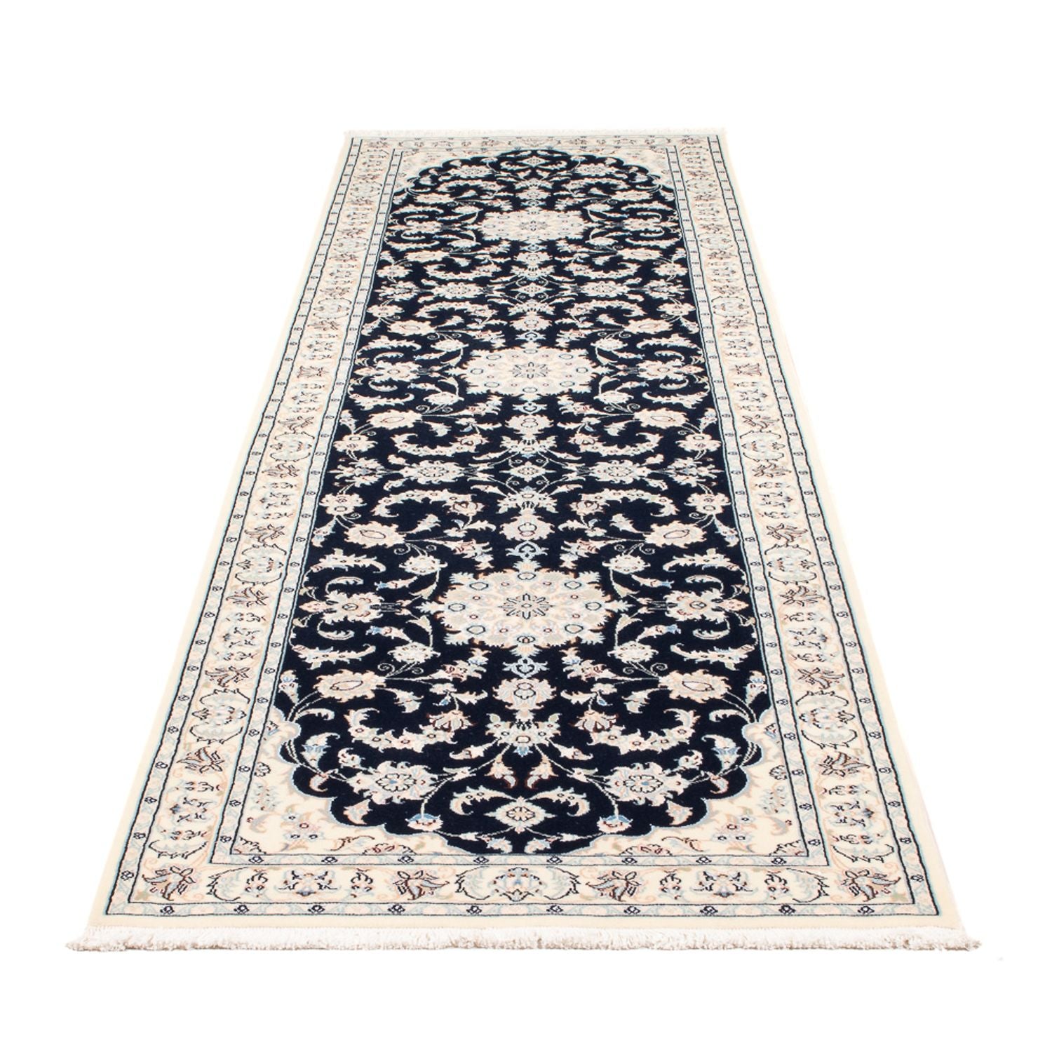 Tappeto corsia Tappeto Persero - Nain - Premio - 296 x 81 cm - blu scuro