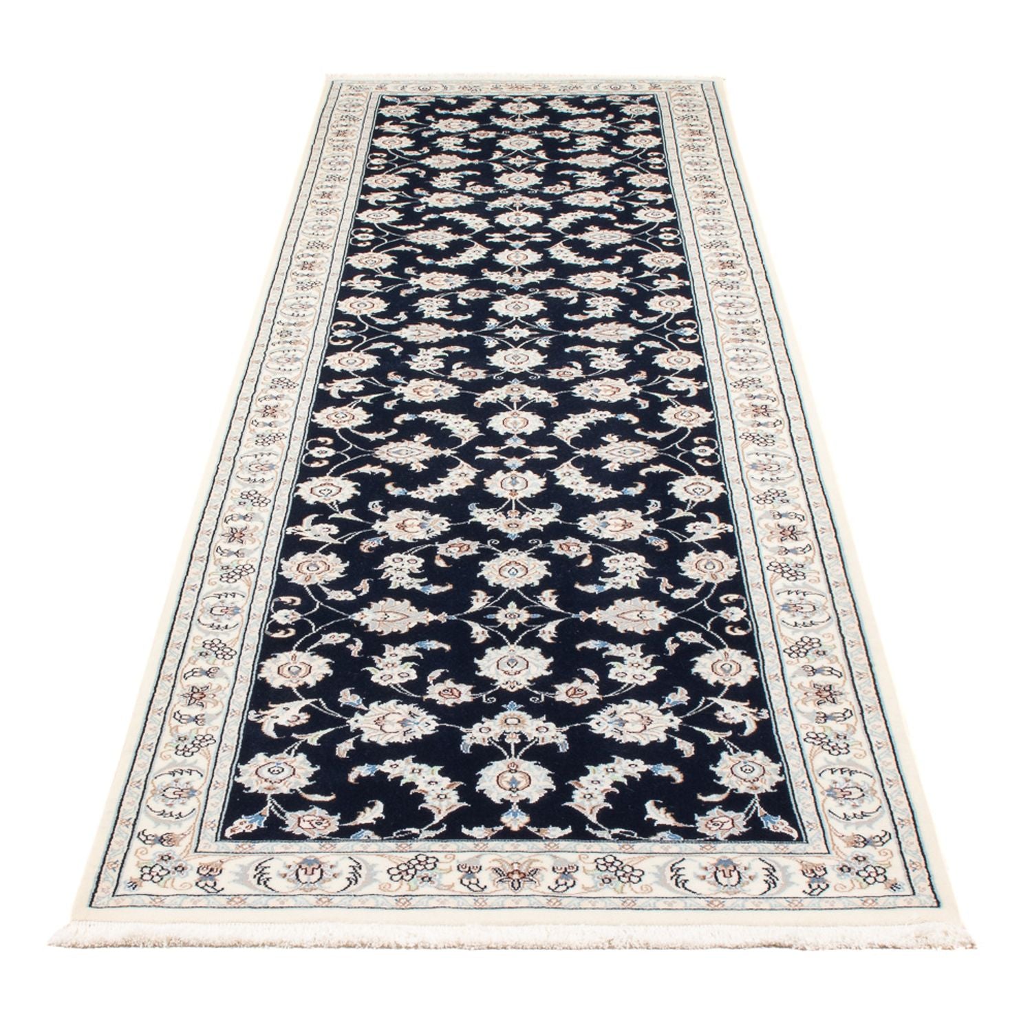 Tappeto corsia Tappeto Persero - Nain - Premio - 301 x 82 cm - blu scuro