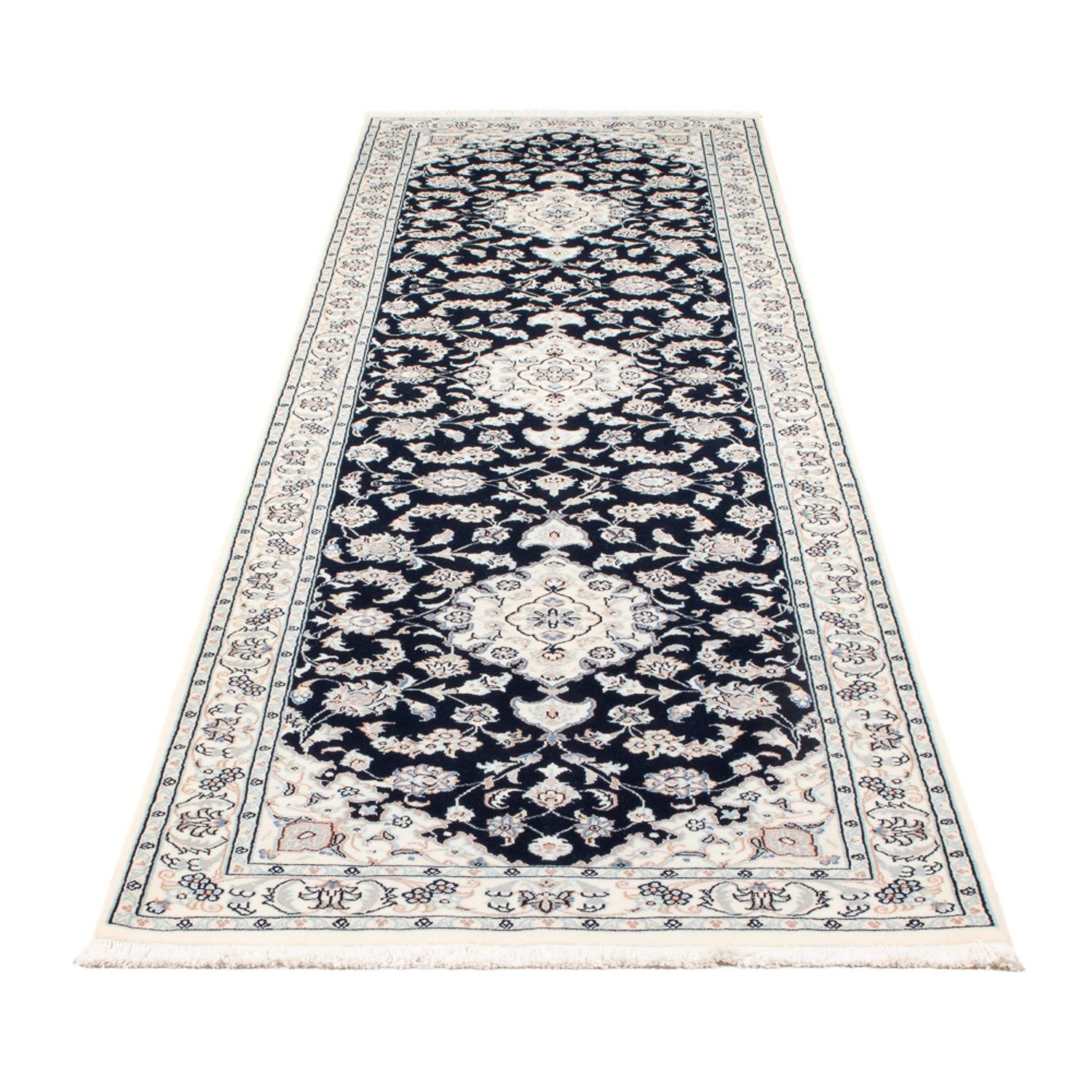 Tappeto corsia Tappeto Persero - Nain - Premio - 299 x 84 cm - blu scuro