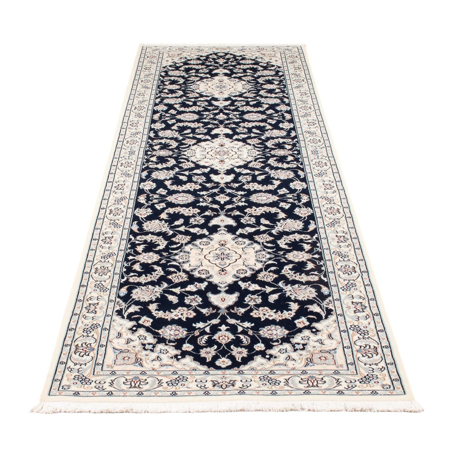 Tappeto corsia Tappeto Persero - Nain - Premio - 300 x 80 cm - blu scuro