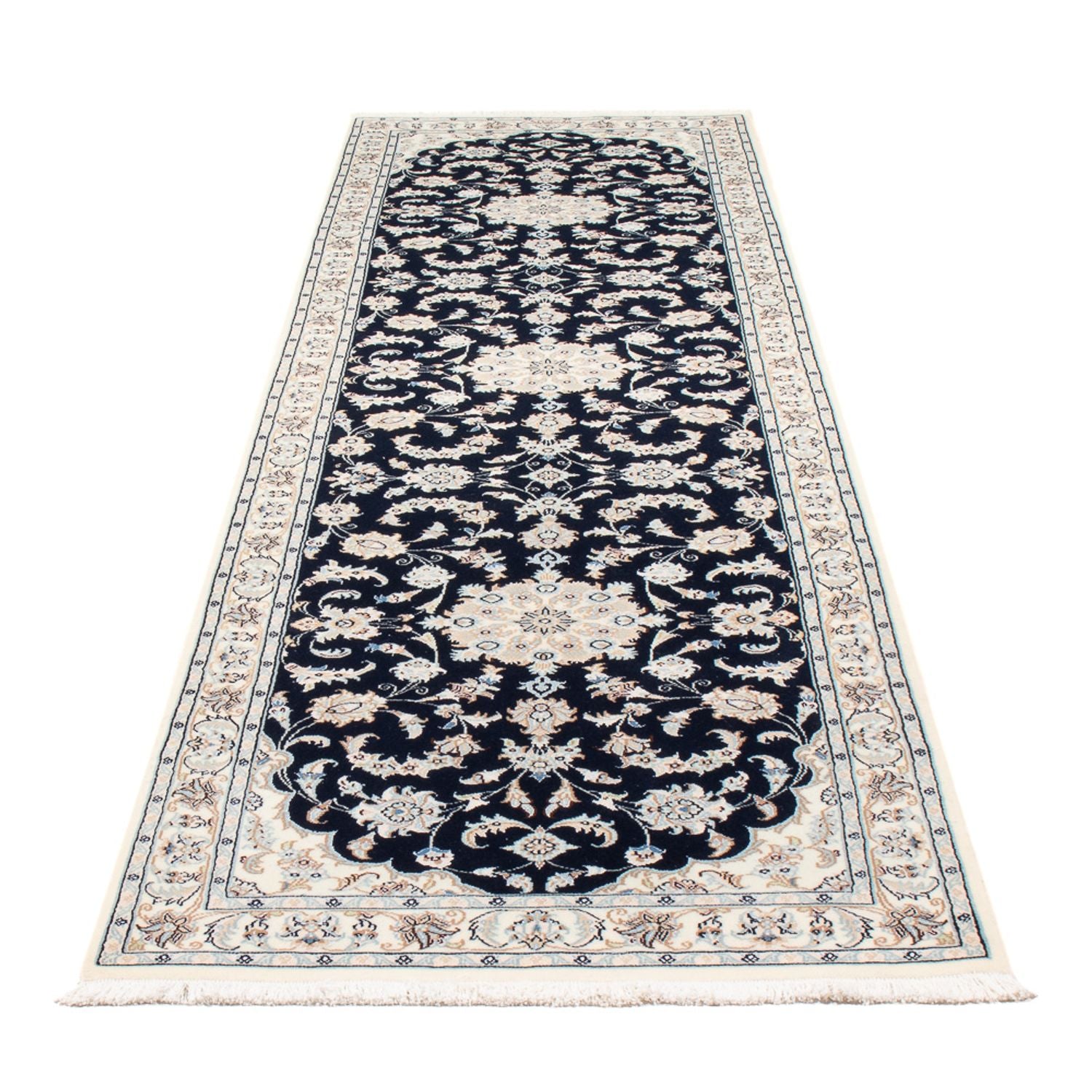 Tappeto corsia Tappeto Persero - Nain - Premio - 301 x 83 cm - blu scuro