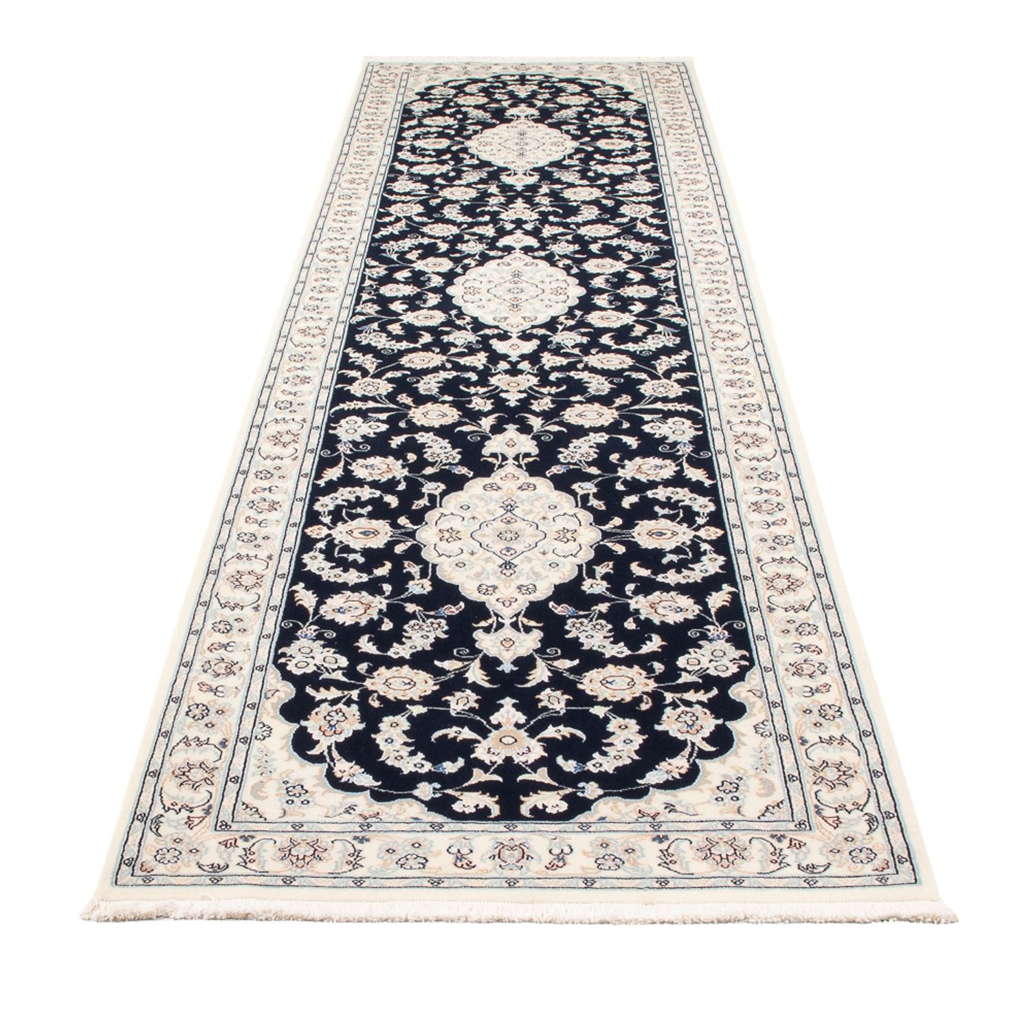 Tappeto corsia Tappeto Persero - Nain - Premio - 344 x 90 cm - blu scuro