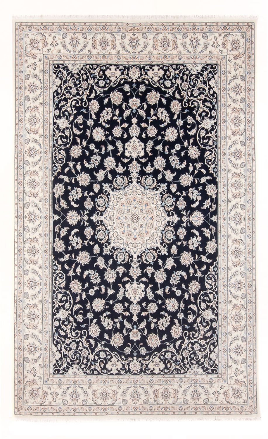 Tappeto Persero - Nain - Premio - 301 x 202 cm - blu scuro