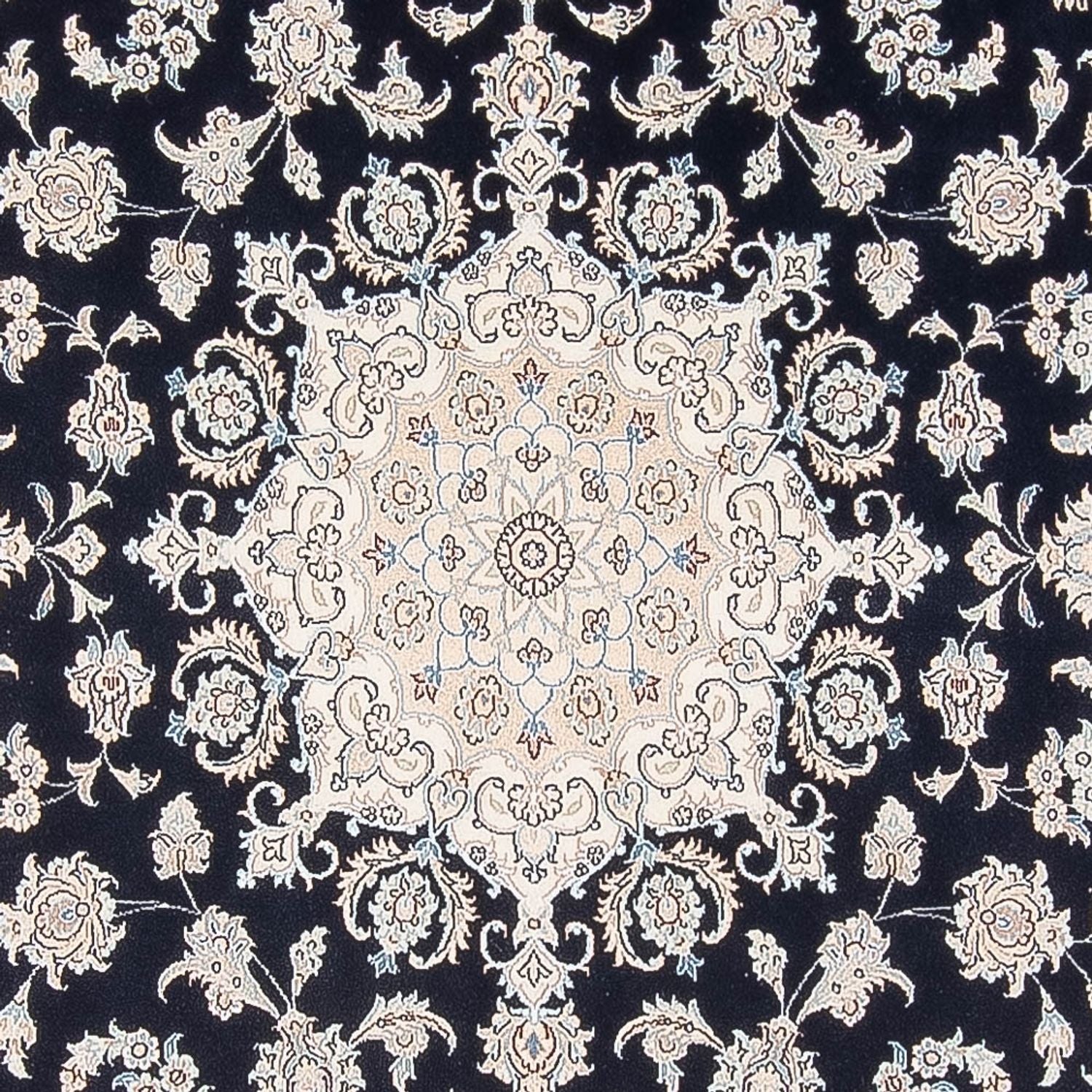 Tappeto Persero - Nain - Premio - 301 x 202 cm - blu scuro