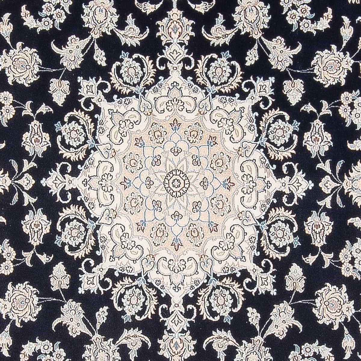 Tappeto Persero - Nain - Premio - 301 x 202 cm - blu scuro