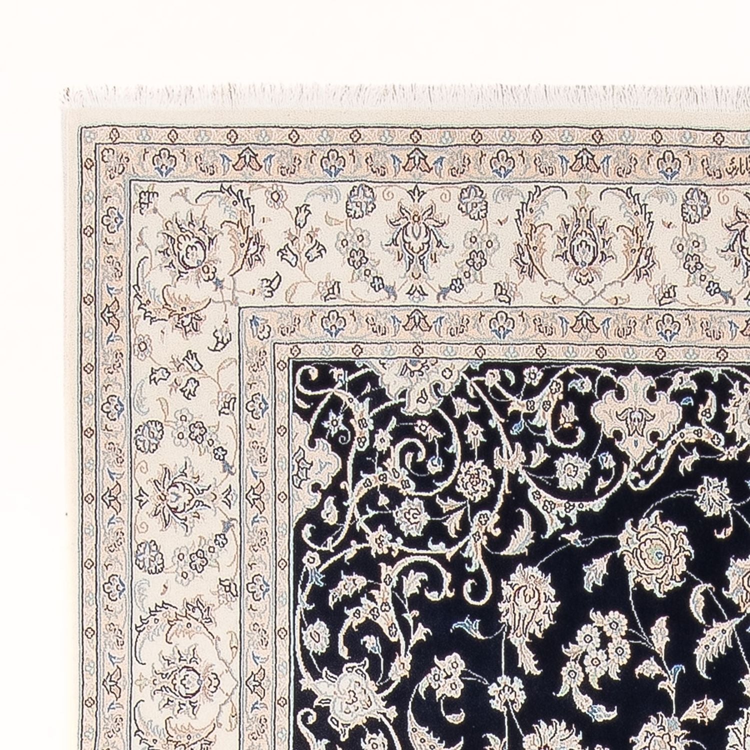 Tappeto Persero - Nain - Premio - 301 x 202 cm - blu scuro