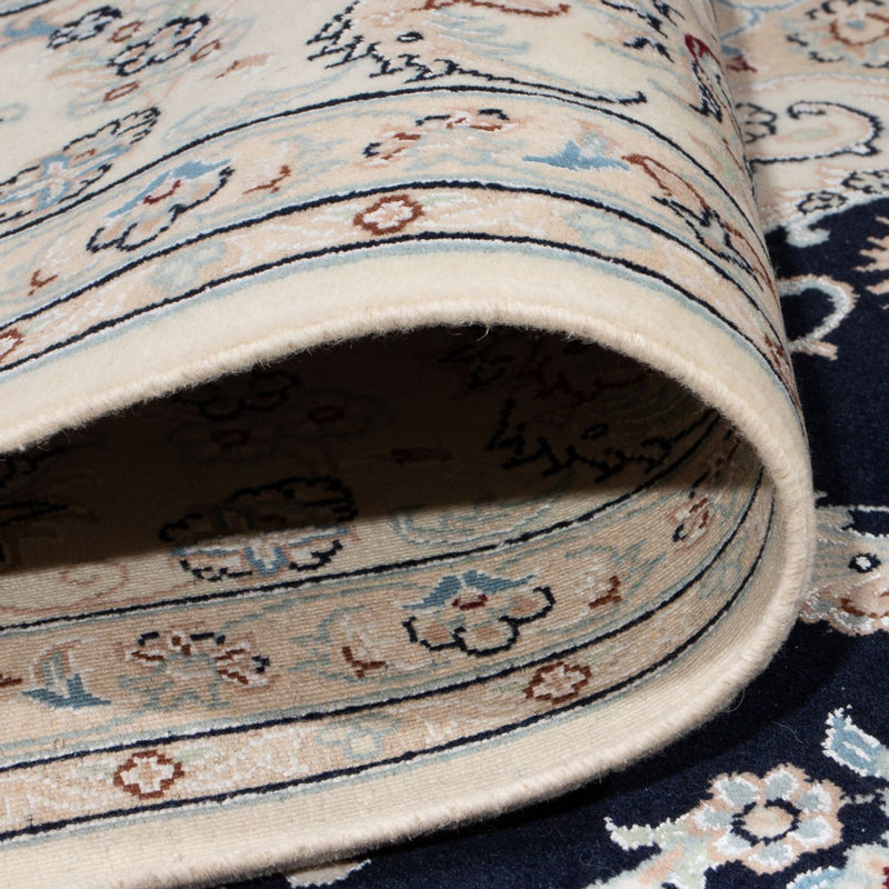 Tappeto Persero - Nain - Premio - 301 x 202 cm - blu scuro