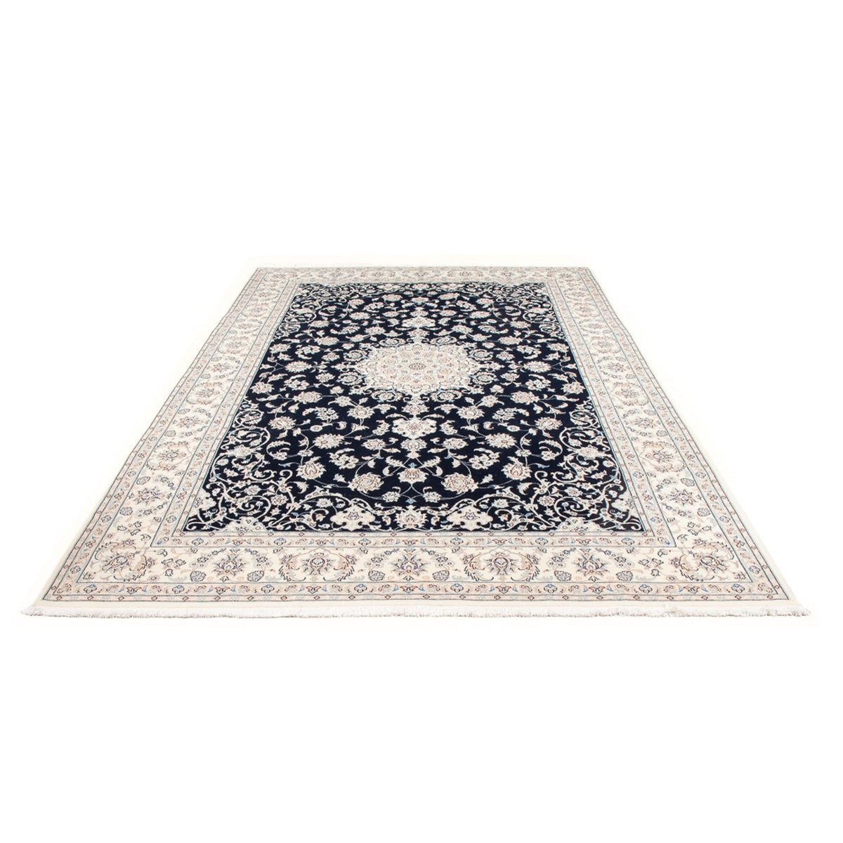 Tappeto Persero - Nain - Premio - 301 x 202 cm - blu scuro