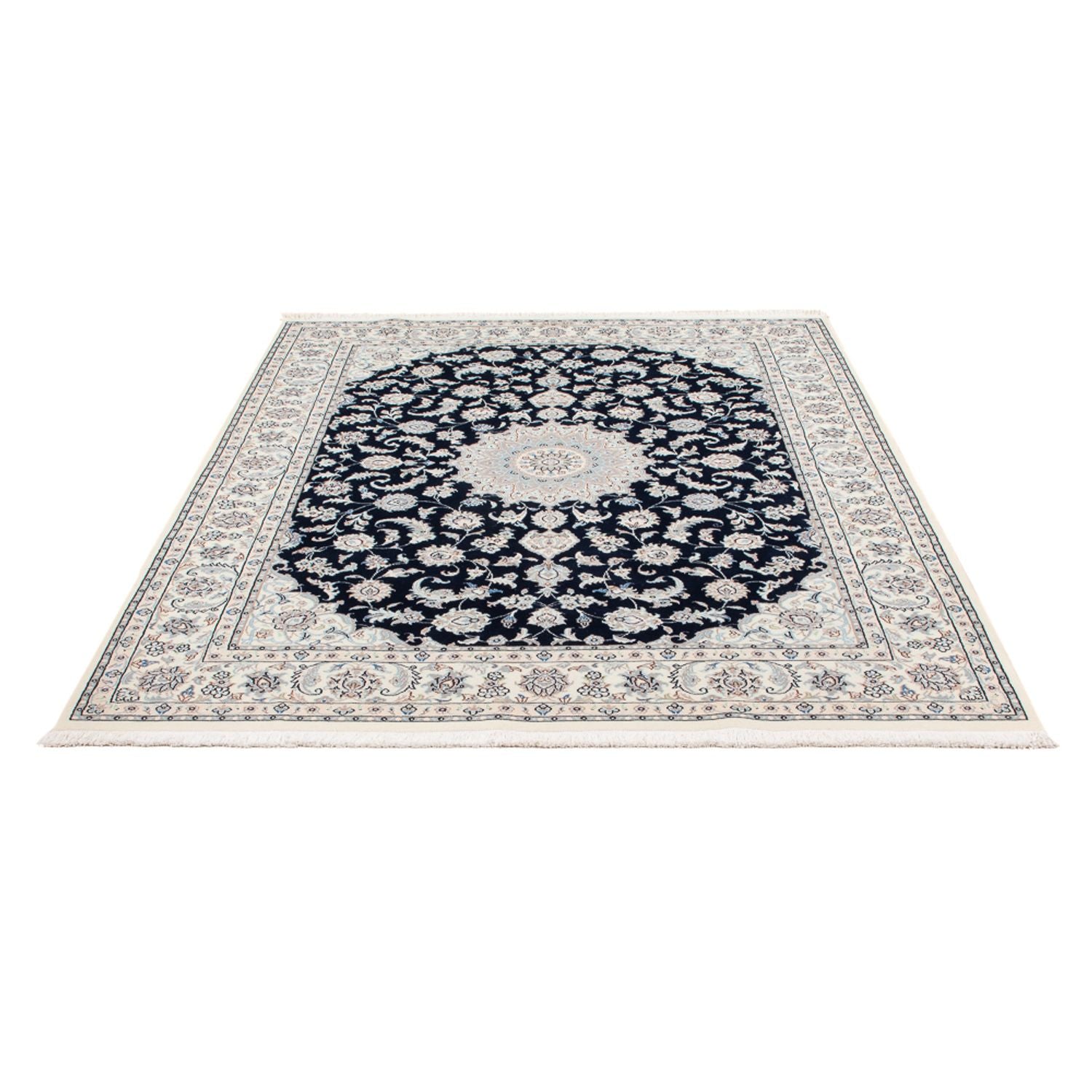 Tappeto Persero - Nain - Premio - 199 x 149 cm - blu scuro