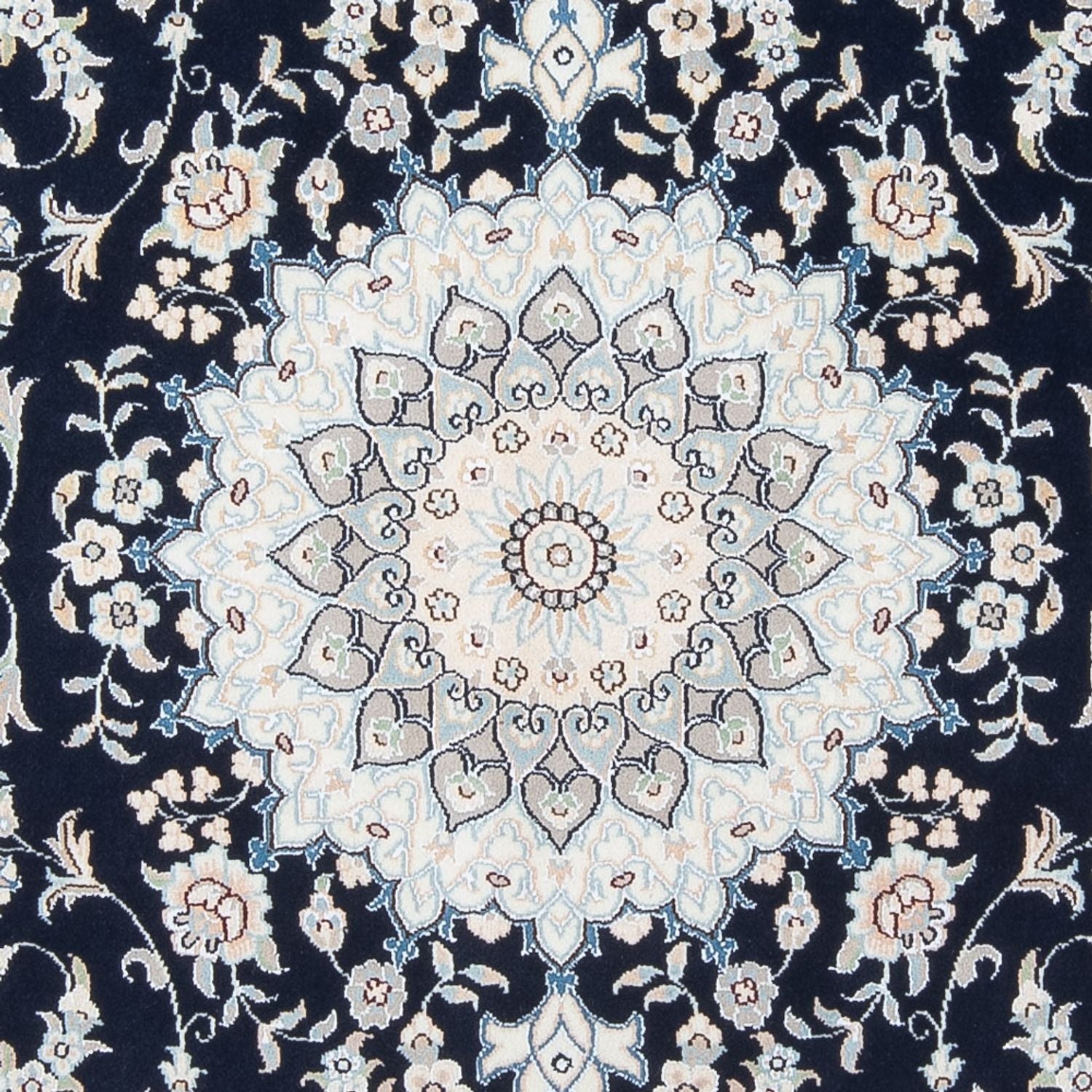 Tappeto Persero - Nain - Premio - 196 x 148 cm - blu scuro