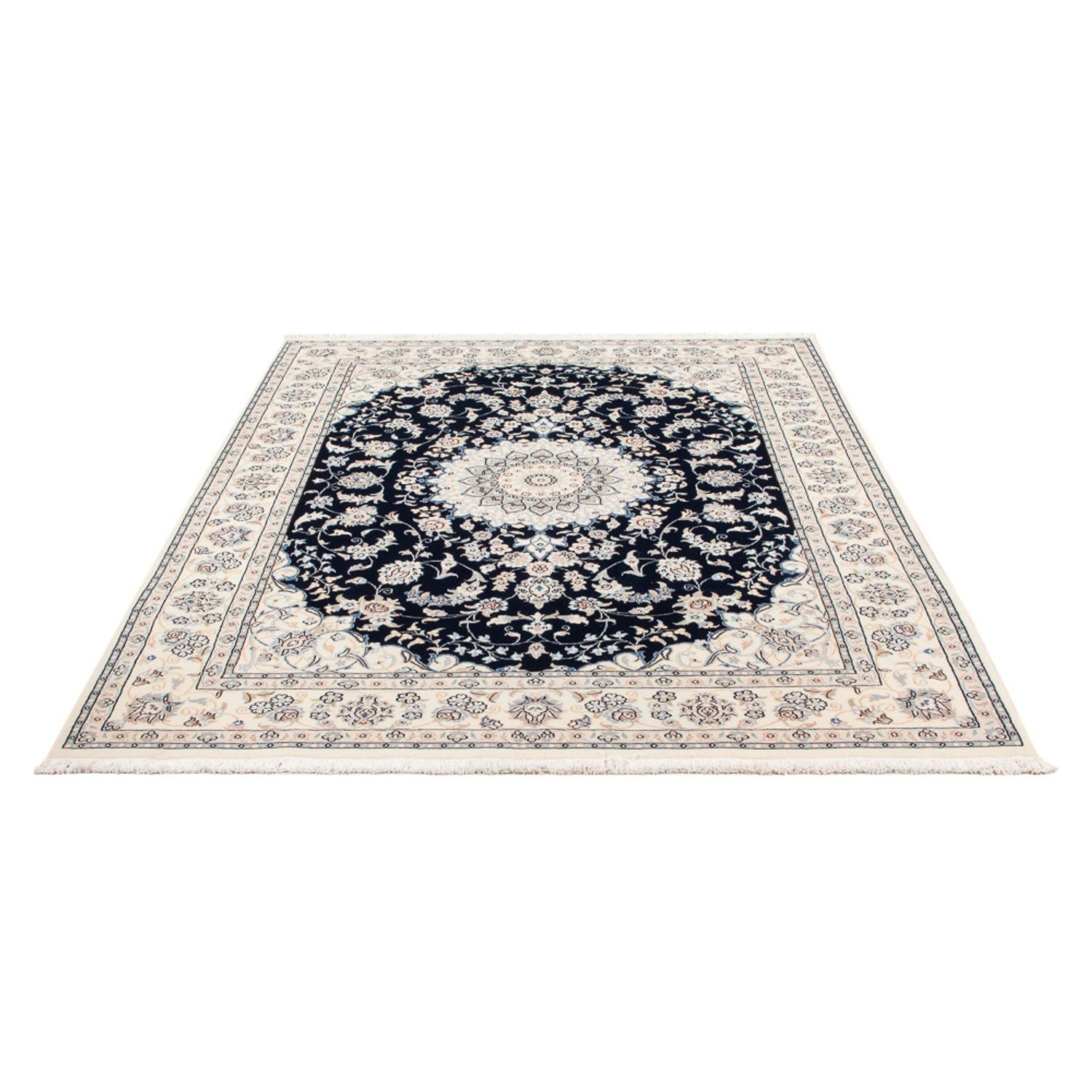 Tappeto Persero - Nain - Premio - 196 x 148 cm - blu scuro