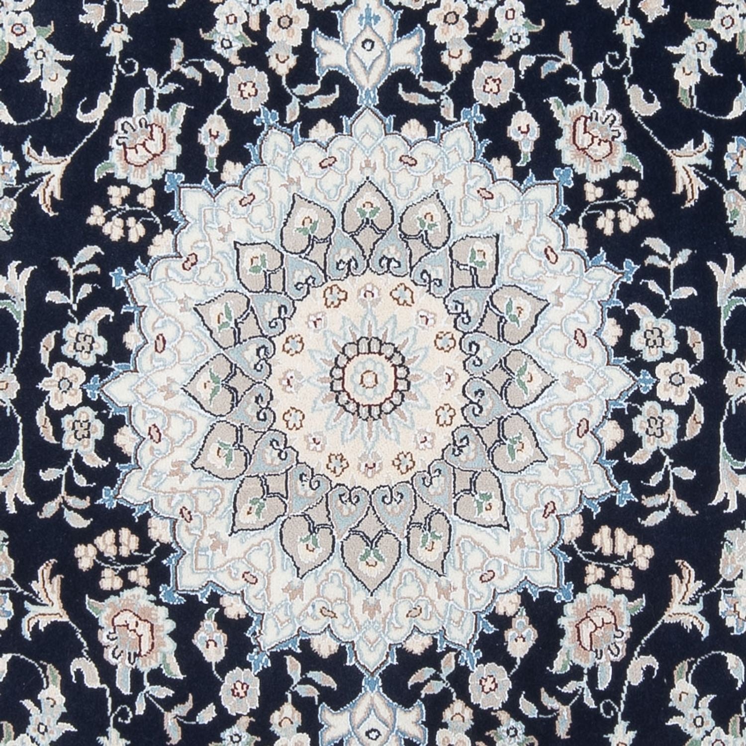 Tappeto Persero - Nain - Premio - 204 x 150 cm - blu scuro