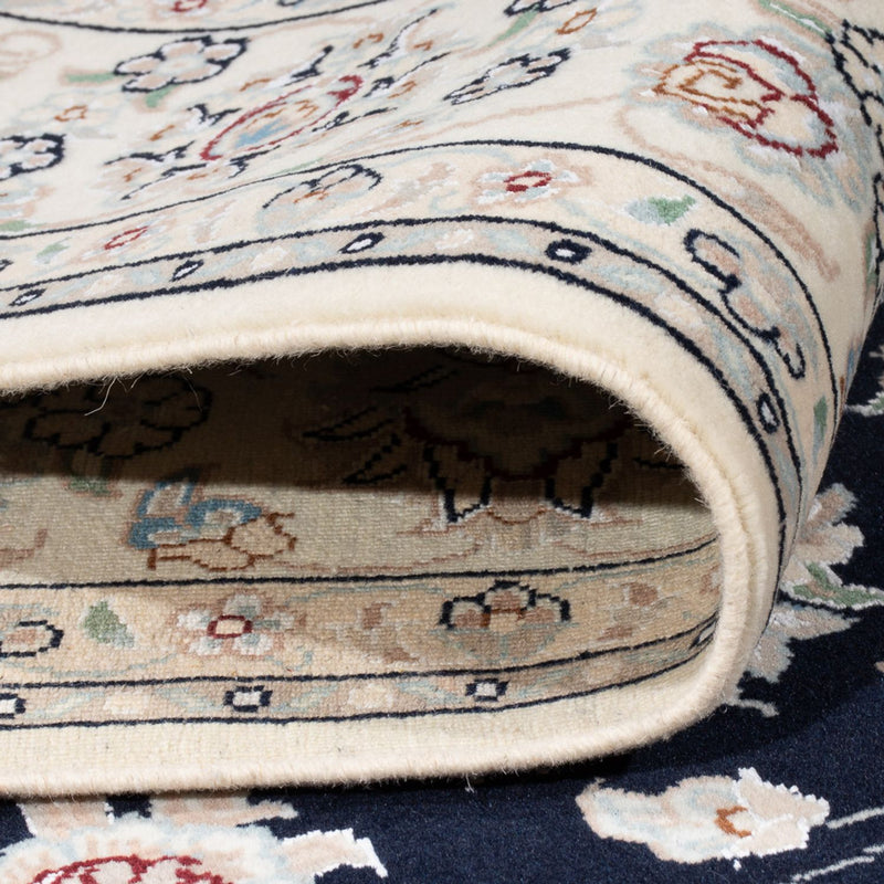 Tappeto Persero - Nain - Premio - 204 x 150 cm - blu scuro