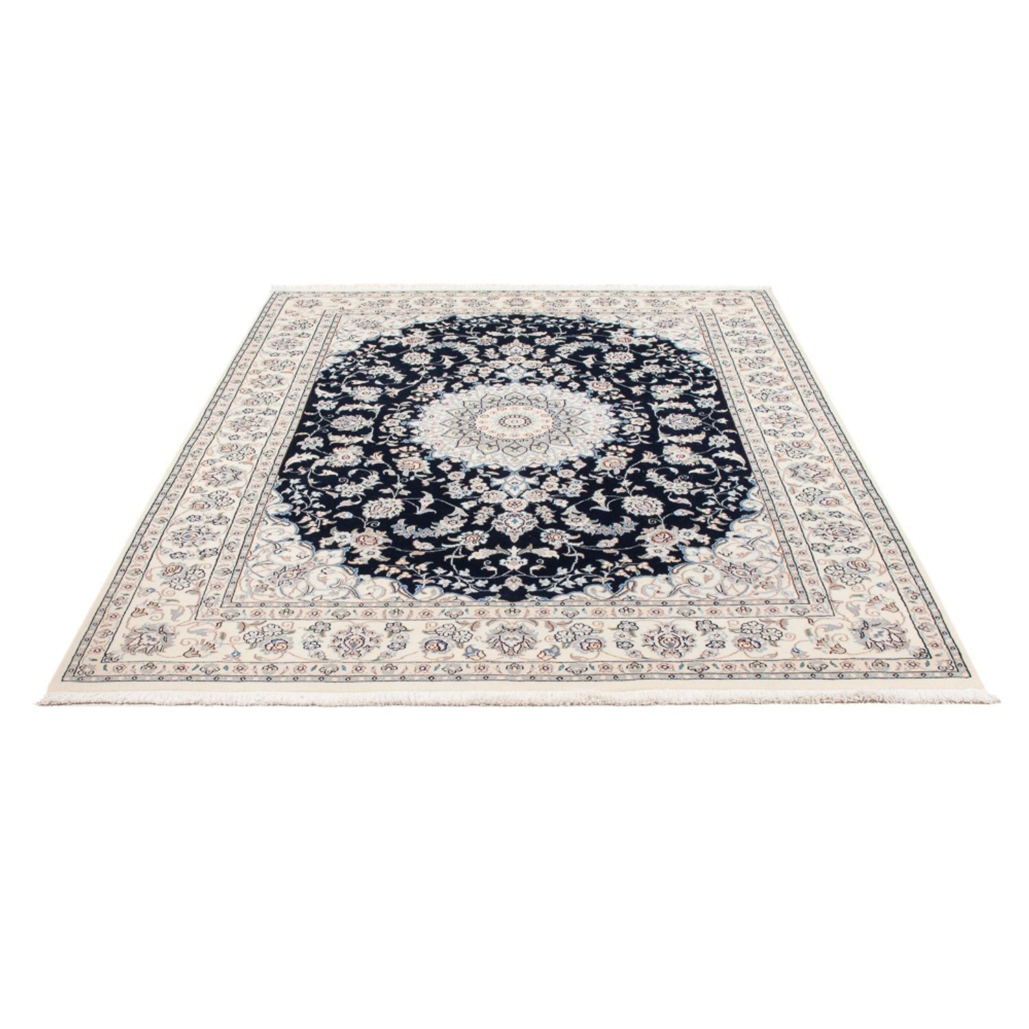 Tappeto Persero - Nain - Premio - 204 x 150 cm - blu scuro