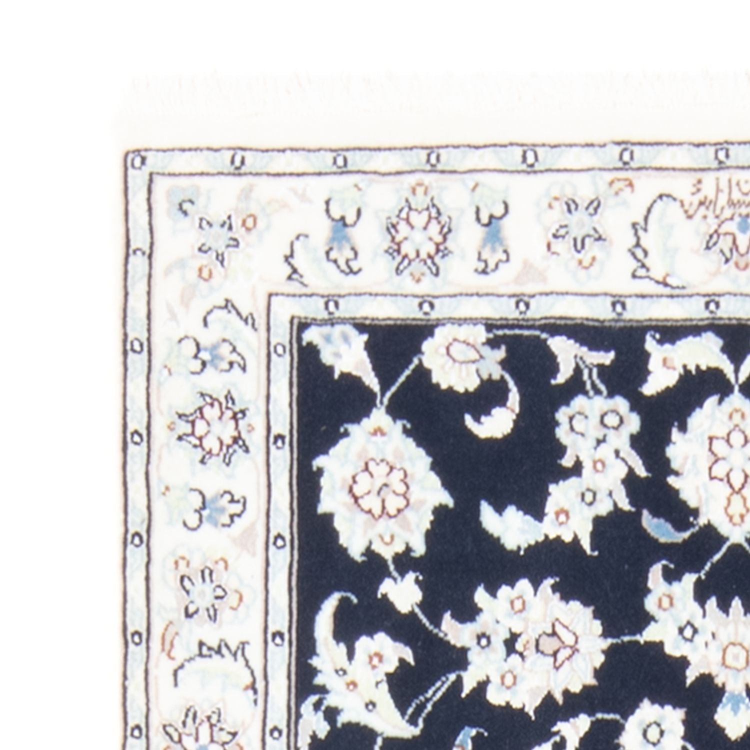 Tappeto corsia Tappeto Persero - Nain - Reale - 195 x 81 cm - blu scuro