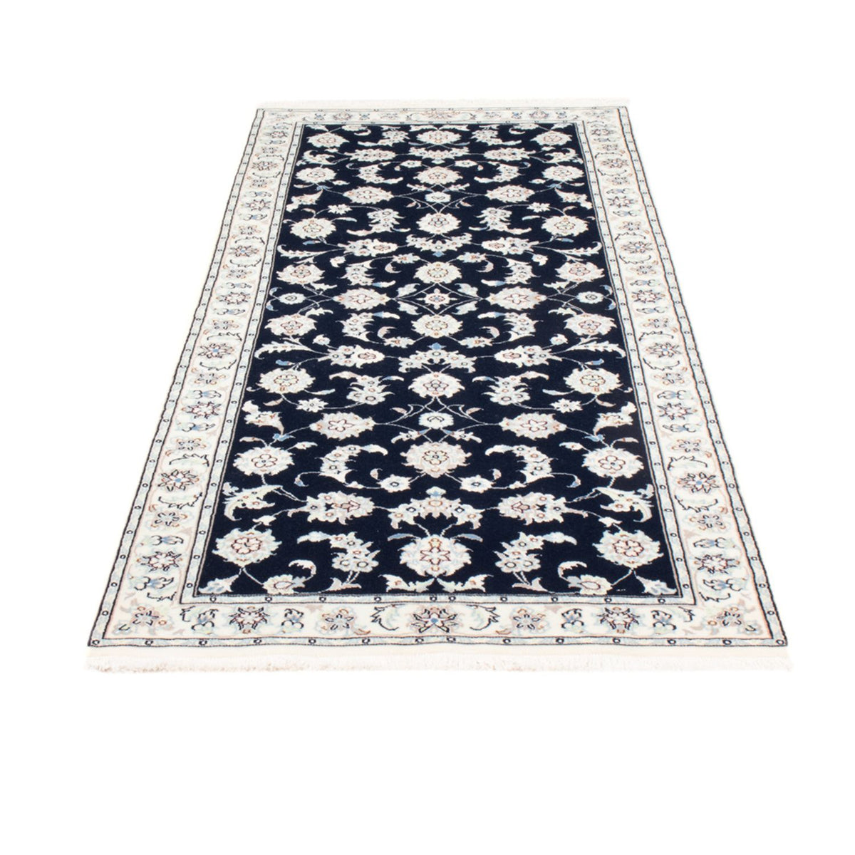Tappeto corsia Tappeto Persero - Nain - Reale - 195 x 81 cm - blu scuro